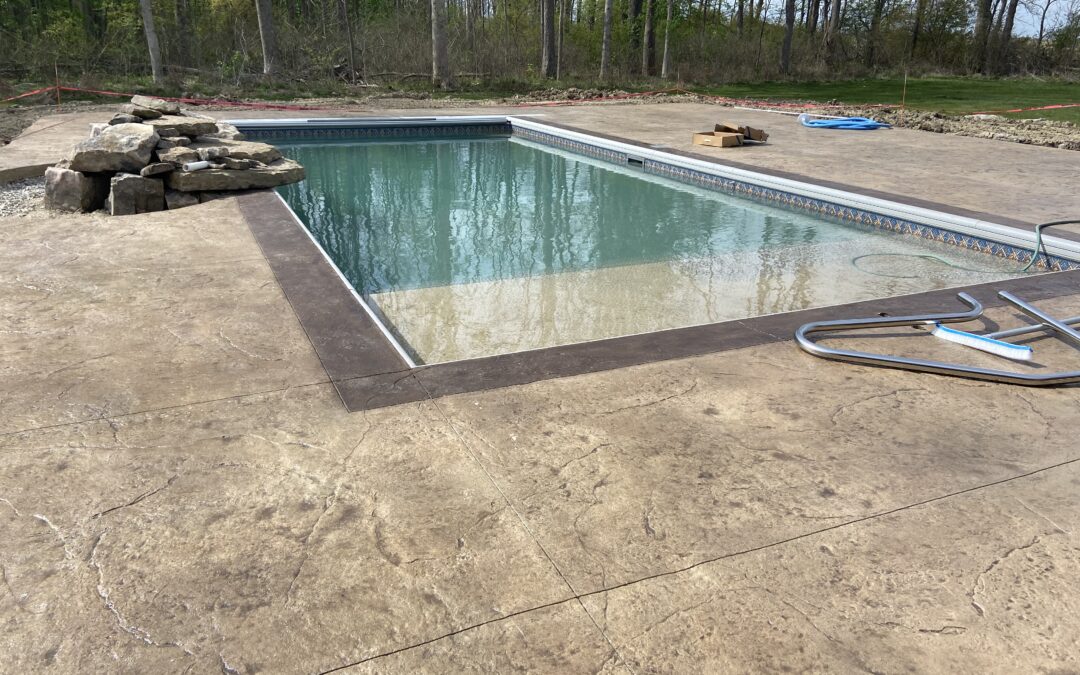 Finished Pools with Concrete